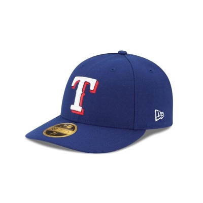 Texas Rangers Gorra | New Era MLB Authentic Collection Low Profile 59fifty Fitted Cap Mexico - Azules
